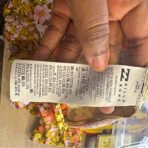 Billabong Floral Mini dress - Picture 7 of 7